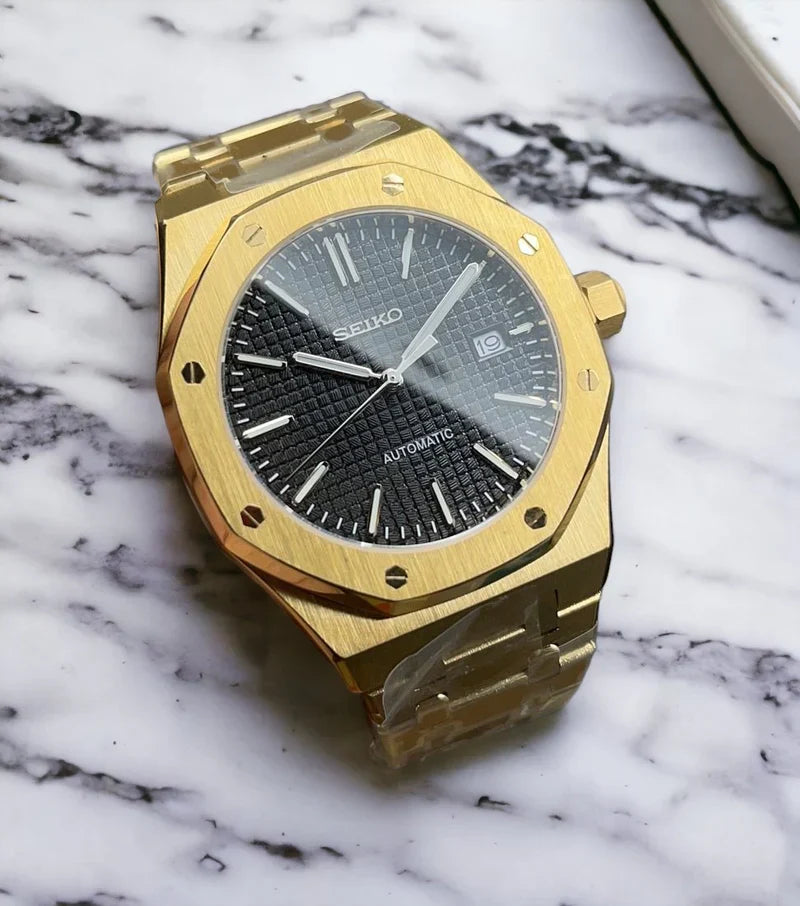 SEIKOAK GOLD MOD ( BLACK DIAL)