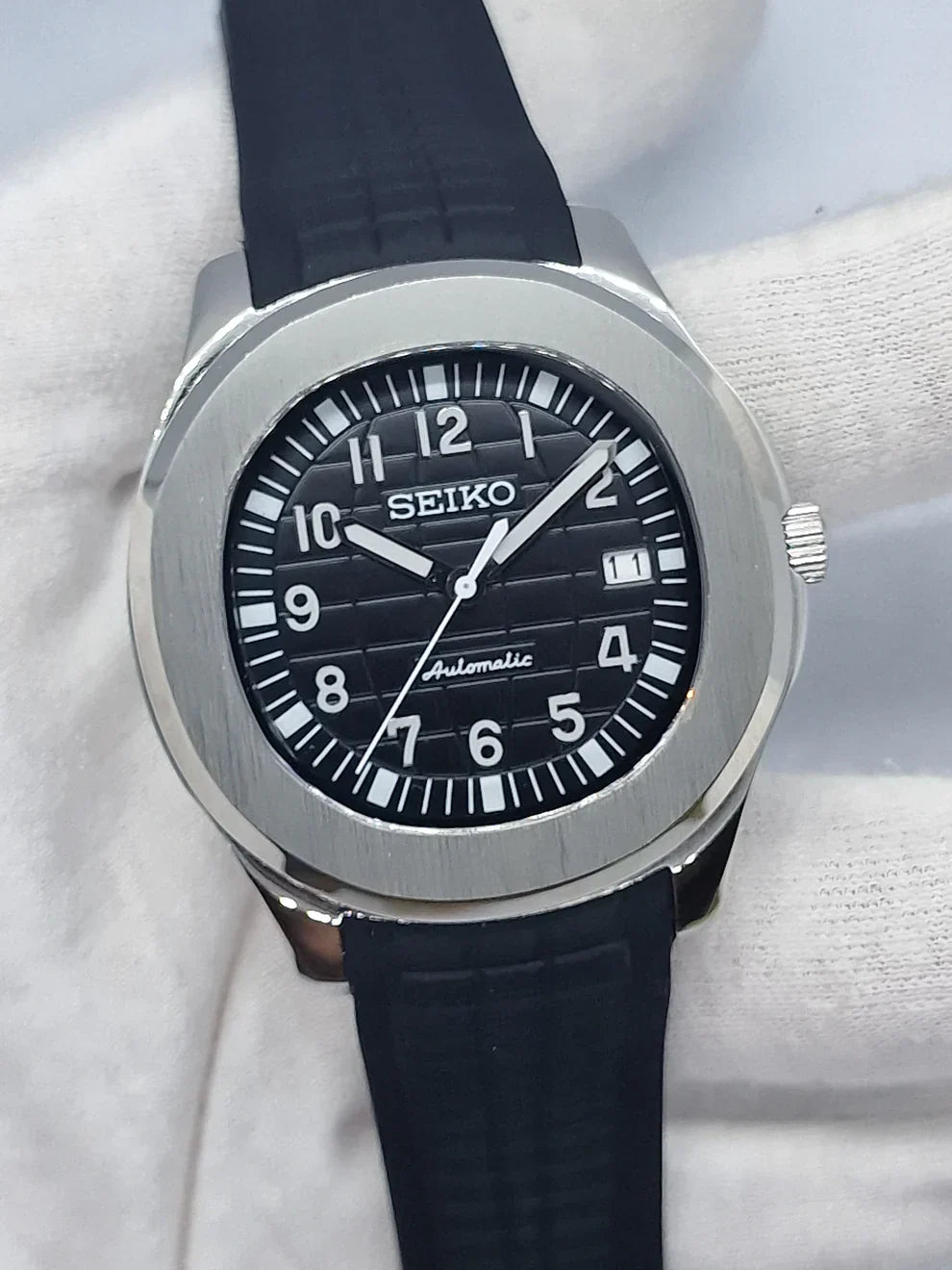 SEIKNAUT MOD SILVER BLACK