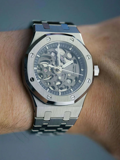 SEIKOAK SILVER SKELETON MOD