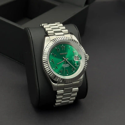 SEIKJUST MOD ( ARABIC GREEN DIAL )